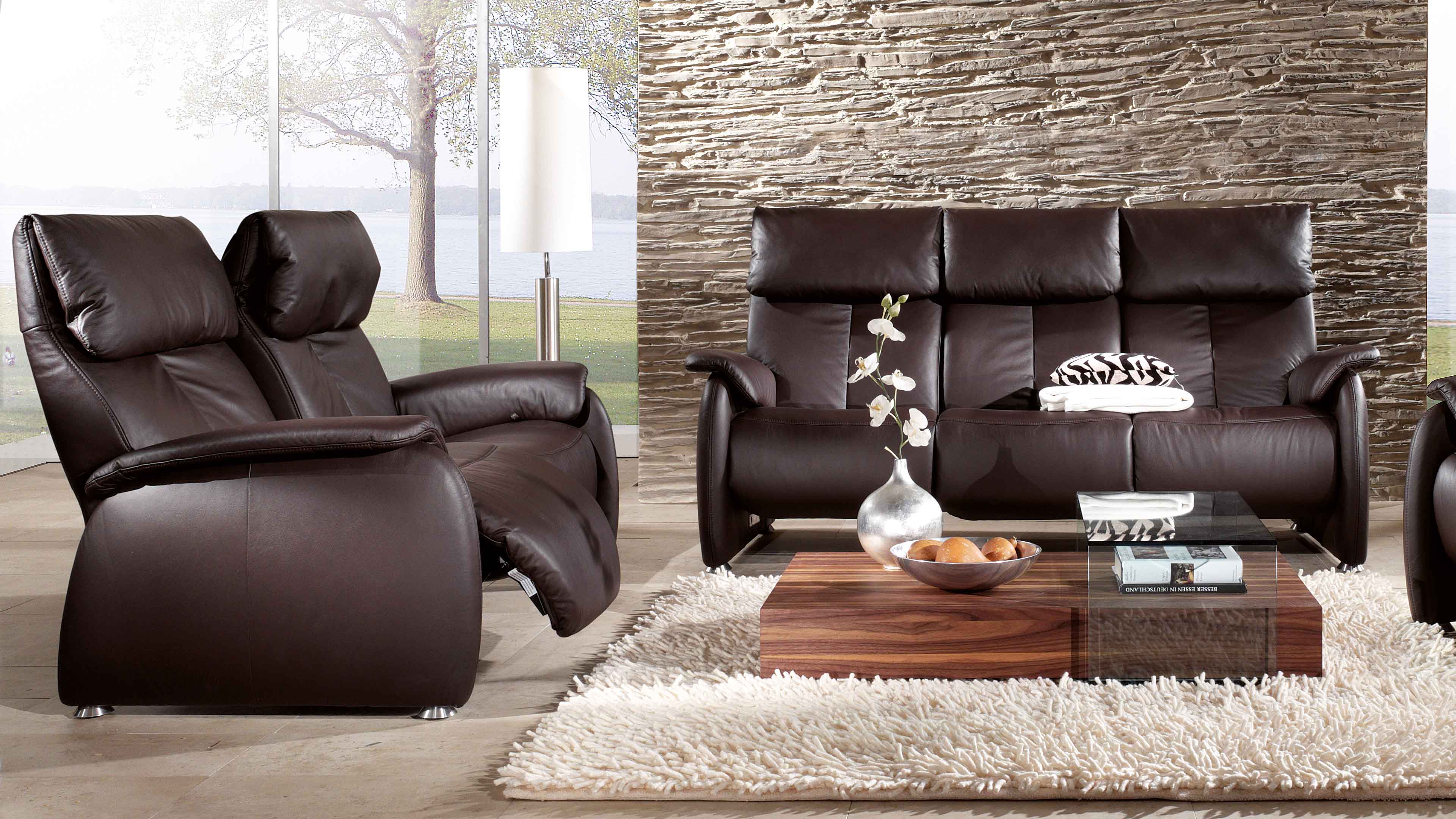 3-Sitzer und 2,5-Sitzer mit Relaxfu...